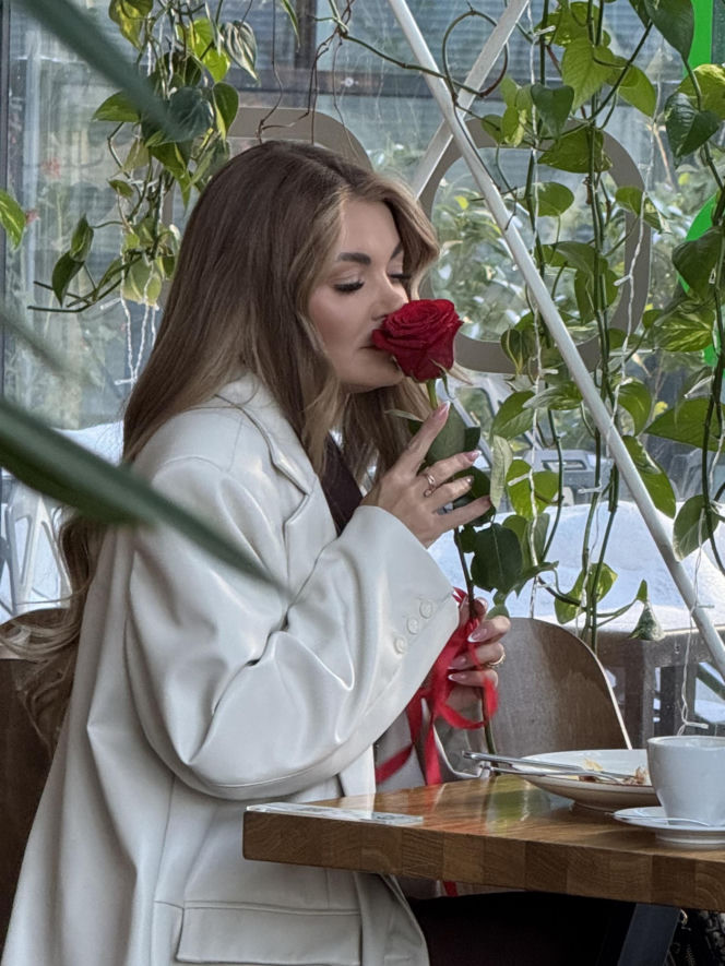 Edyta Folwarska i Maciej Pela w restauracji