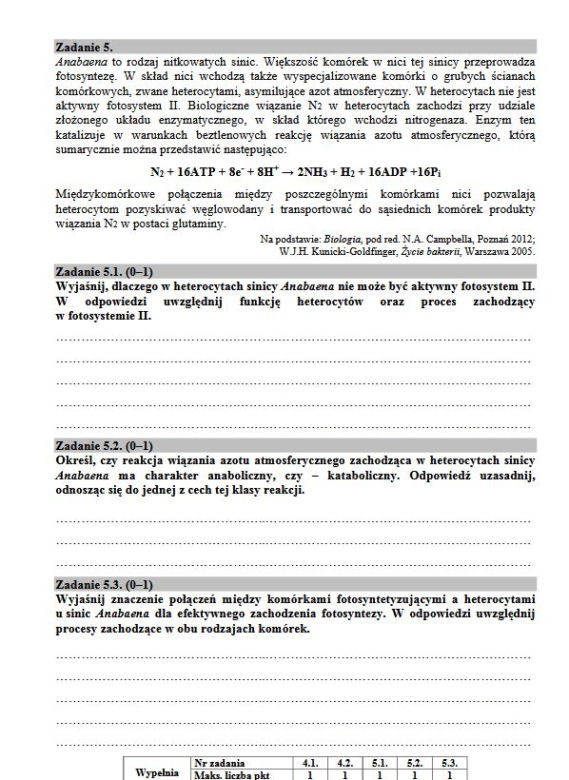 Matura 2017 biologia