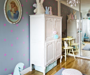 pokój dla dziewczynki shabby chic