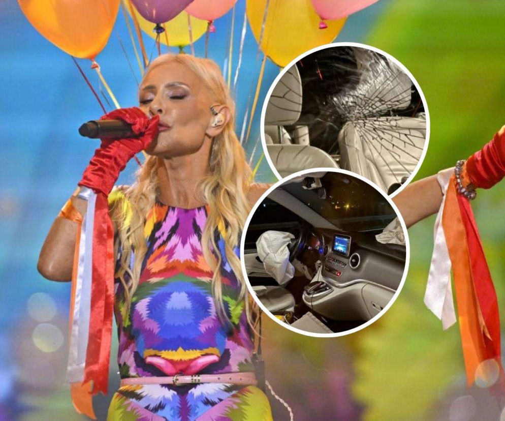 Gwiazda disco polo miała wypadek! Otworzyły się poduszki