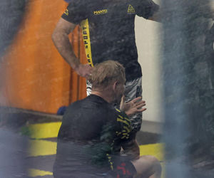 Bartosz Żukowski na siłowni