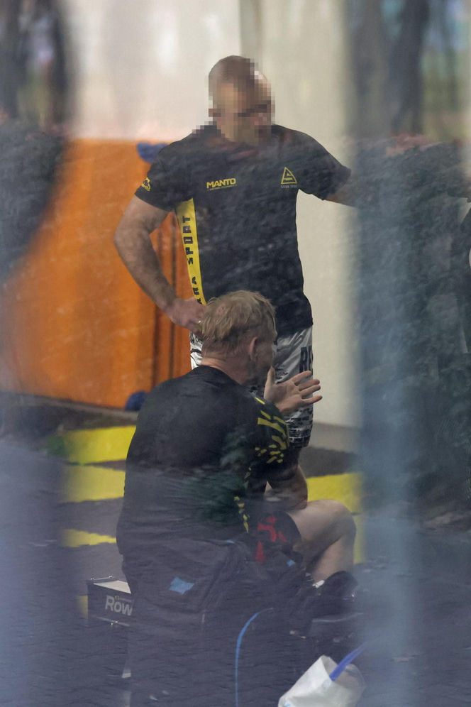 Bartosz Żukowski na siłowni