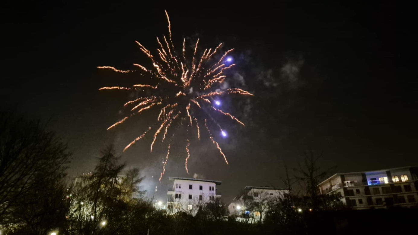 Fajerwerki nad miastem. Tak Lublin świętuje początek 2025 roku!