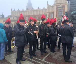 34. finał WOŚP w Krakowie. Golden Retrievery na Rynku Głównym