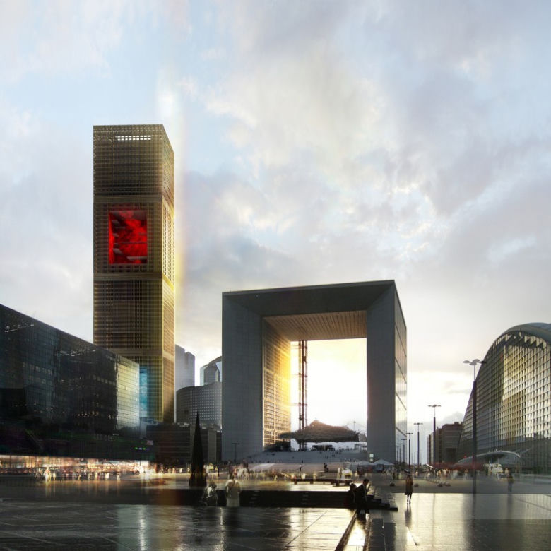 La Défense w Paryżu