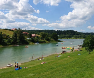 Sarzyna, Zawóz, Zalew Solina