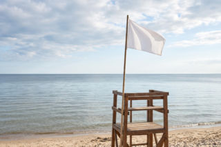 Sinice Łazy. Czy w Łazach można się kąpać 03.08? Flaga, warunki pogodowe