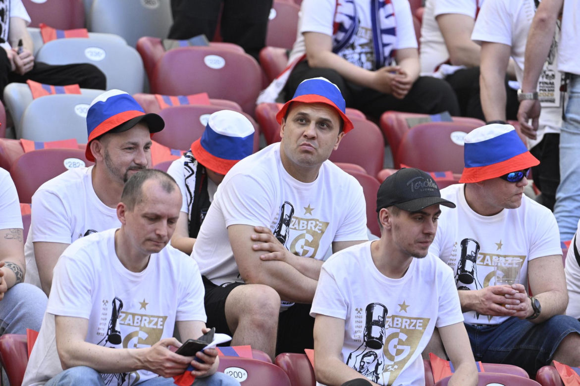 Kibice na finale Pucharu Polski: Górnik - Raków