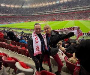 Znane osoby na meczu Polska - Albania w barażach o awans na Mistrzostwa Świata. Zobacz zdjęcia