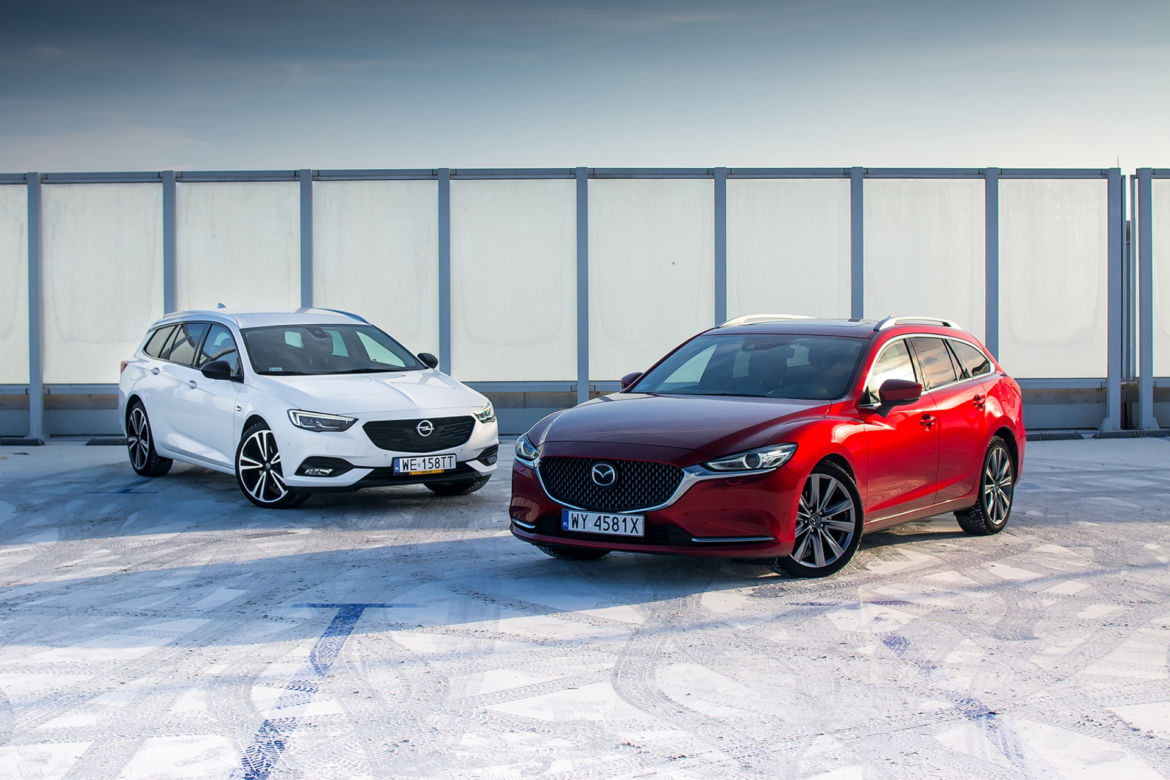 Mazda 6 Sport Kombi 2.2D 184 KM AT6 AWD vs. Opel Insignia Sports Tourer 2.0 CDTi 210 KM AT8 AWD