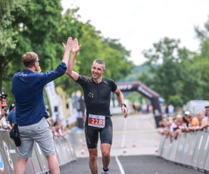 Policjant z Bydgoszczy najlepszy w Polsce. Duże sukcesy w zawodach triathlonowych