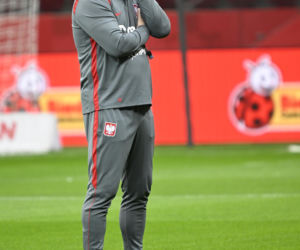 Trening reprezentacji Polski w Warszawie przed meczem z Albaną