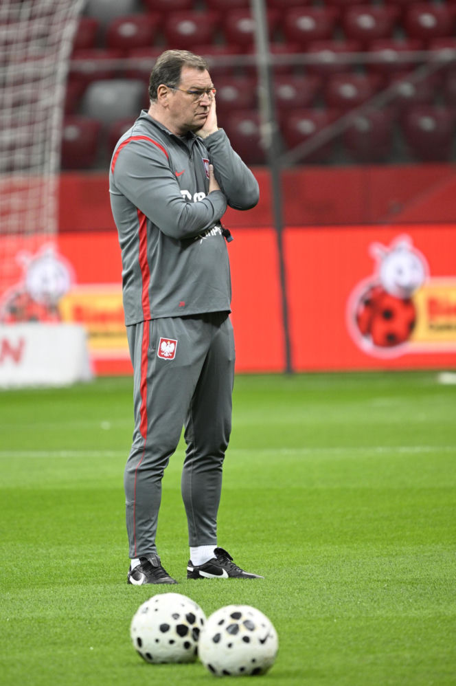 Trening reprezentacji Polski w Warszawie przed meczem z Albaną