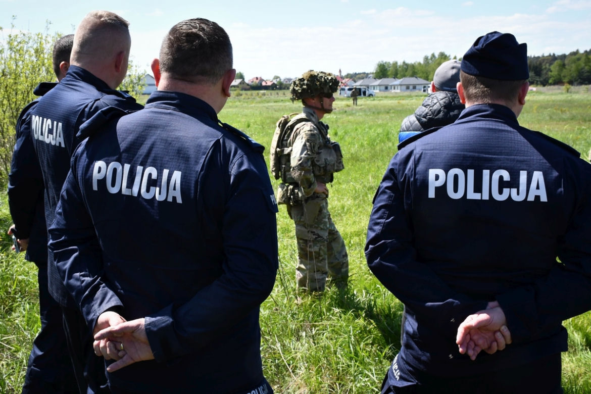 Policjanci z Rzeszowa na wspólnych ćwiczeniach z żołnierzami armii amerykańskiej
