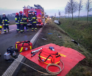 Śmiertelny wypadek na DW 184
