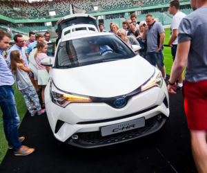 Toyota C-HR, prezentacja Stadion Legii