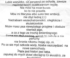 Były kochanek niszczy ją poezją