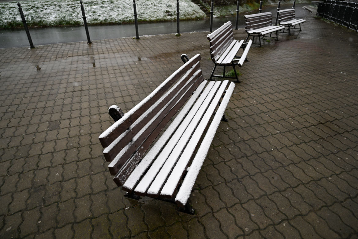 Pierwszy śnieg w Przemyślu