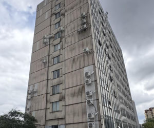 Budynek przy Teatralnej 9 w Sosnowcu - widok przed remontem