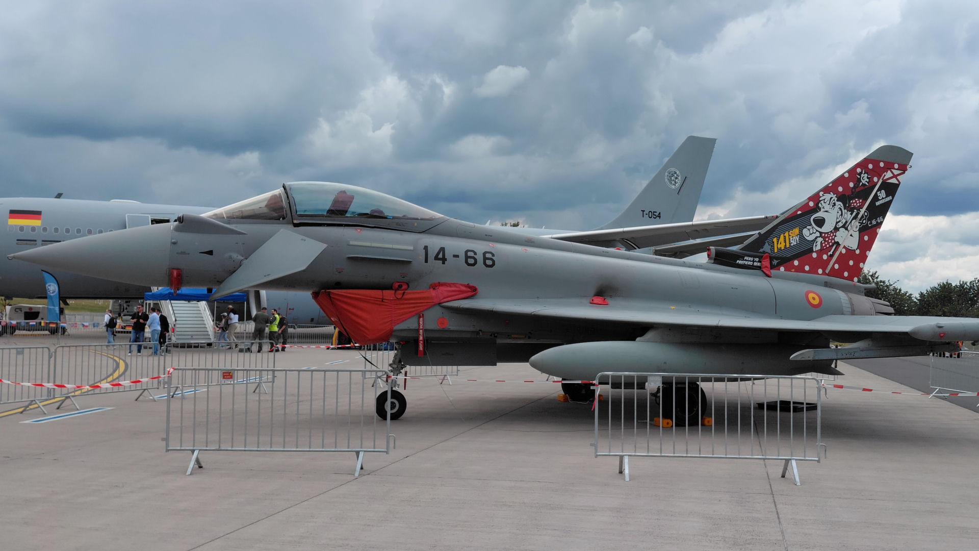 Niemiecki samolot Eurofighter Typhoon