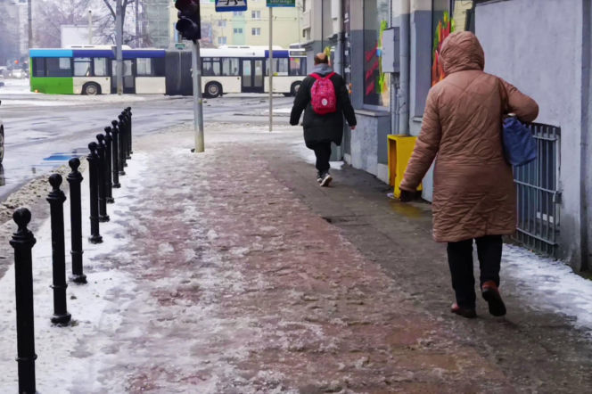 Atak zimy w Szczecinie