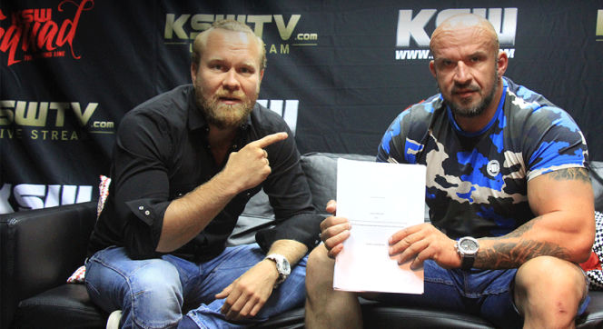 Tomasz Oświeciński w KSW!