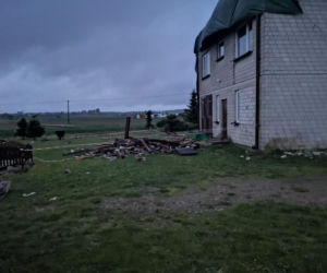 TRĄBA POWIETRZNA powietrzna w Łódzkiem. ZOBACZ Jakie szkody wywołał żywioł? [FOTO, WIDEO]