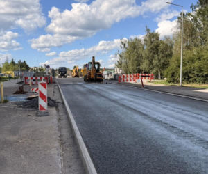 Nowy asfalt na ul. Kazimierza Wielkiego