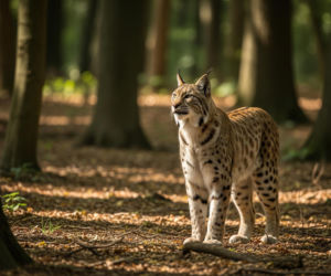 Leśnik spotkał rysia. Co go sparaliżowało na szlaku?