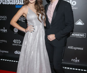 Sylwia Przybysz i Jan Dąbrowski na Flesz Fashion Night 2019