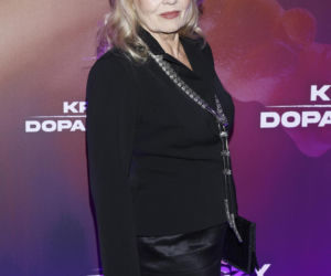 dawno nie widzieliśmy Anny Komorowskiej. Teraz wraz z mężem była na premierze