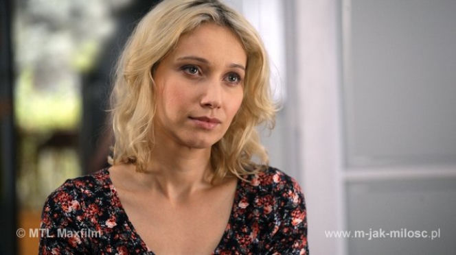 M jak miłość odc. 1042. Beata Lubińska (Joanna Orleańska)
