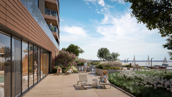 Portico Marina nad Zegrzem - wizualizacja nowej inwestycji