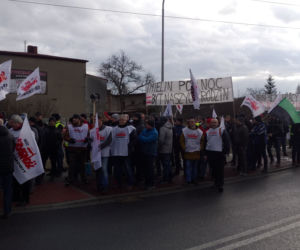 Protest w Imielinie