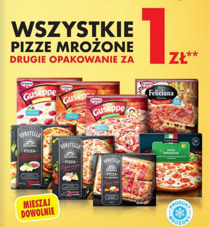 pizza mrożona za 1 zł