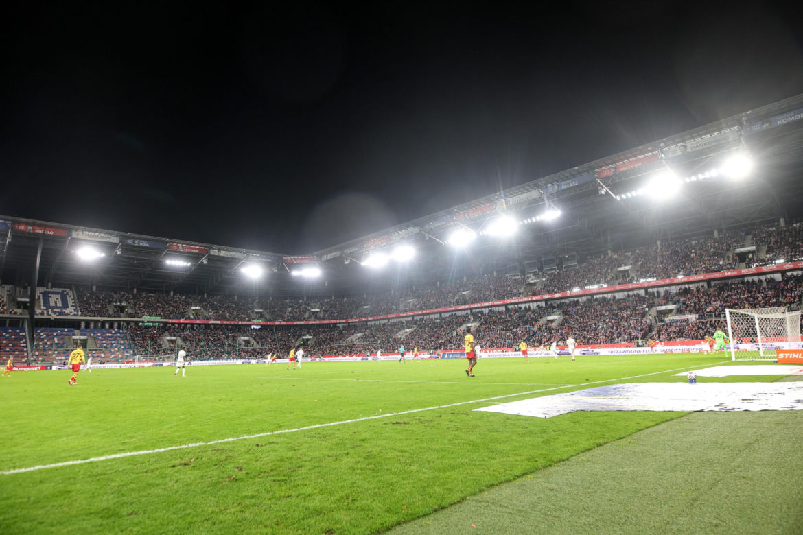 Górnik Zabrze - Jagiellonia Białystok, zdjęcia kibiców i zawodników z meczu 13. kolejki PKO BP Ekstraklasy