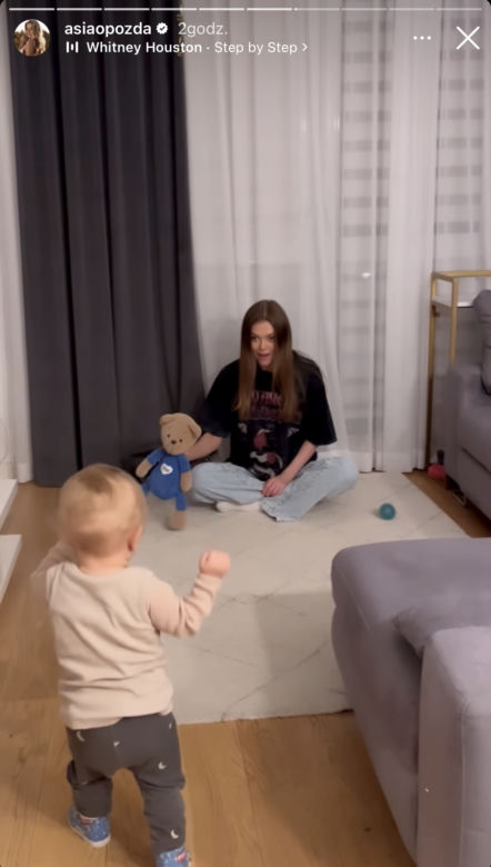 Syn Antka Królikowskiego i Joanny Opozdy zaczął chodzić
