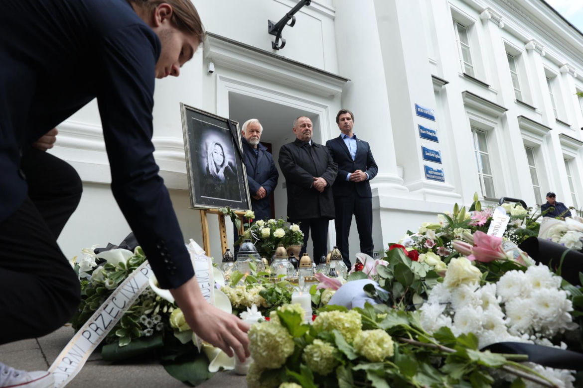 Upamiętnienie brutalnie zaatakowanej pracowniczki UW (8.05.2025)