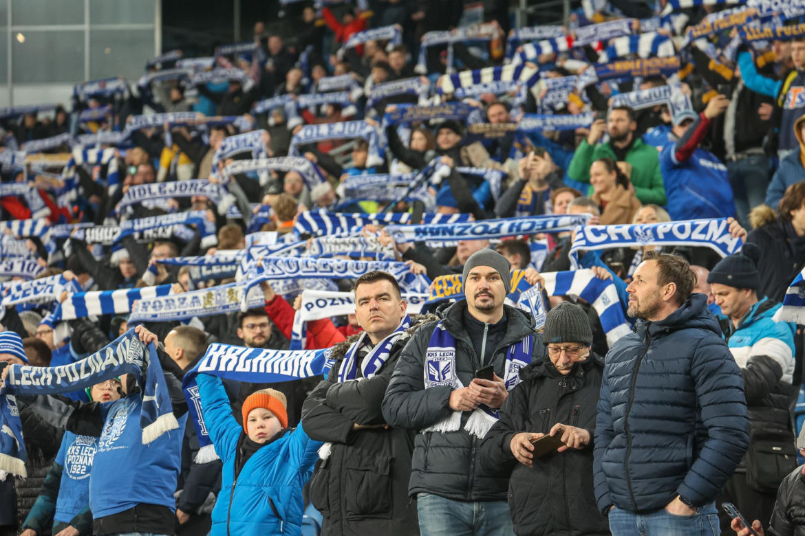 Lech Poznań - Pogoń Szczecin. Zdjęcia kibiców na meczu Fortuna Pucharu Polski
