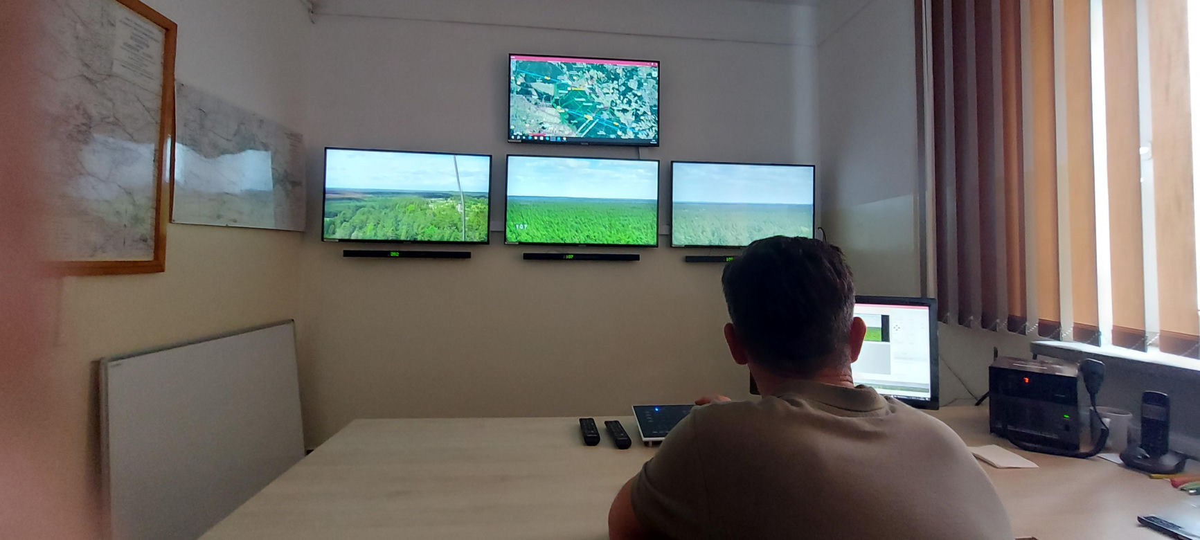 Konferencja prasowa w Nadleśnictwie Józefów