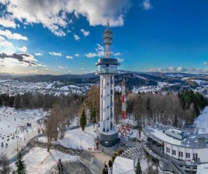 Wieża widokowa na Górze Parkowej w Krynicy-Zdroju