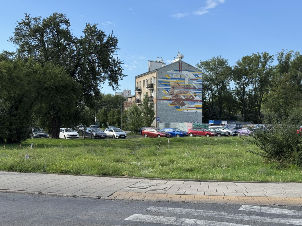 Kolejny dziki parking przy ul. Lubelskiej 