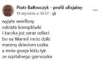 Internauci łapią się za głowy. Piotr Bałtroczyk z talerza zrobił literaturę