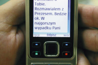 SMS od Jacka Kurskiego