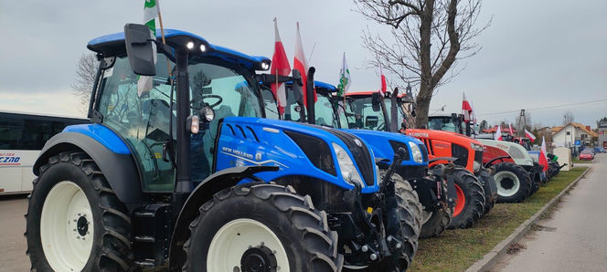 Rolnicy wyszli na ulice. Rozpoczął się protest w woj. łódzkim. „Opłacalność jest na krytycznym poziomie”