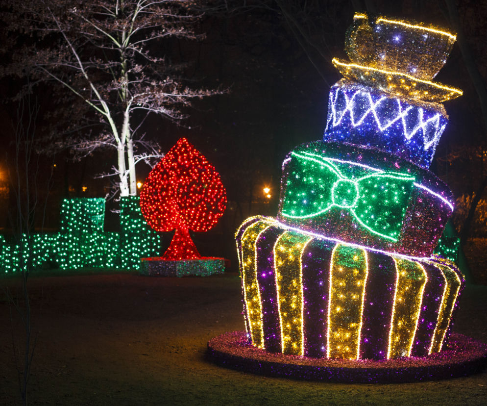 Park Iluminacji w zamku Topacz
