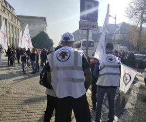 Górnicy protestują przeciw zwolnieniom