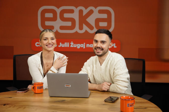 Julia Żugaj w "Gwiazdy przejmują ESKA.pl"