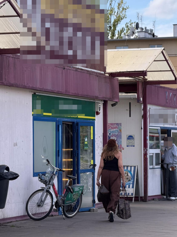 Agnieszka Perepeczko wystroiła się na bazar