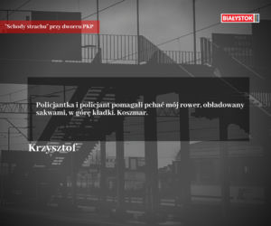 Białystok. Schody strachu przy dworcu PKP. Komentarze Internautów